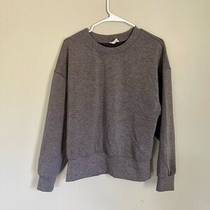 Yelete Charcoal Crewneck Top